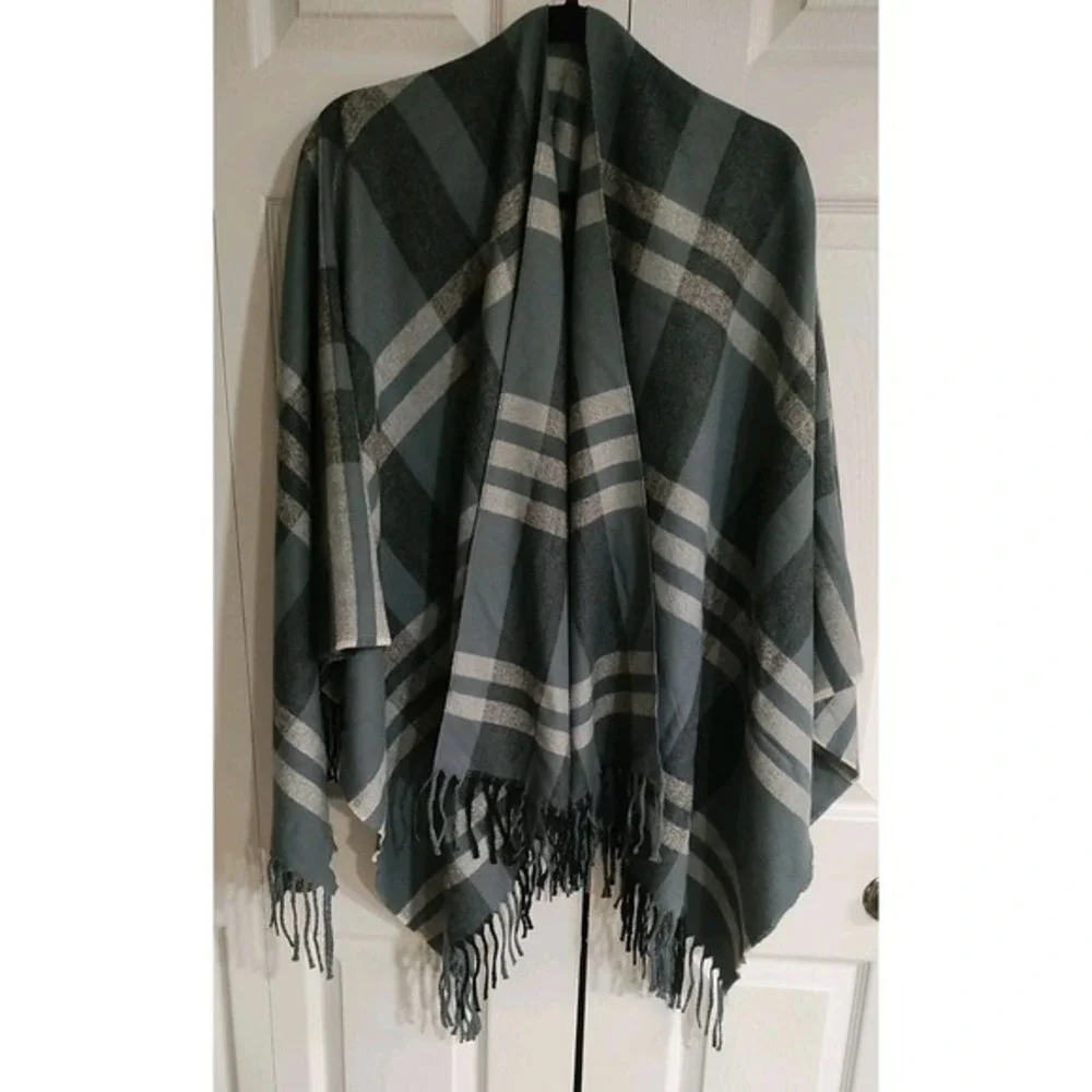 Siizu For Causebox Open‎ Front Women's  Ruana Shawl